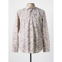 CARLOS CORDOBA - Chemise manches longues beige en coton - Homme - Taille L - Modz