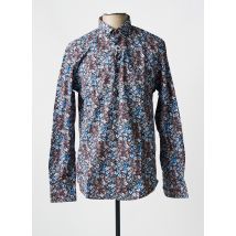 CARLOS CORDOBA - Chemise manches longues bleu en coton - Homme - Taille 3XL - Modz