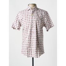 CARLOS CORDOBA - Chemise manches courtes beige en lin - Homme - Taille M - Modz