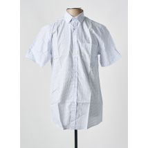 LOUIS VICTOR - Chemise manches courtes bleu en coton - Homme - Taille M - Modz