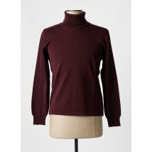 LAS CABRILLAS - Pull col roulé marron en acrylique - Homme - Taille M - Modz