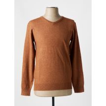 YVES ENZO - Pull marron en acrylique - Homme - Taille M - Modz