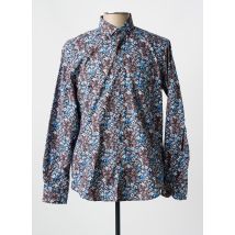 CARLOS CORDOBA - Chemise manches longues bleu en coton - Homme - Taille L - Modz