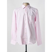 JEAN CHATEL - Chemise manches longues rose en coton - Homme - Taille M - Modz