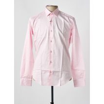 COTTON PARK - Chemise manches longues rose en coton - Homme - Taille M - Modz