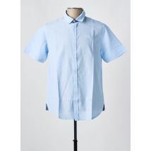 LEE COOPER - Chemise manches courtes bleu en coton - Homme - Taille L - Modz