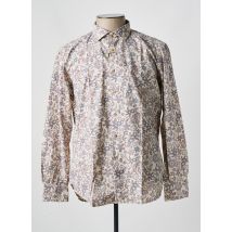 CARLOS CORDOBA - Chemise manches longues beige en coton - Homme - Taille XXL - Modz