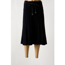 MASSY - Jupe mi-longue noir en viscose - Femme - Taille 44 - Modz