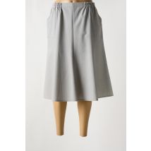 ATLANTA - Jupe mi-longue gris en polyester - Femme - Taille 46 - Modz