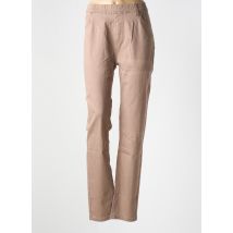 S.QUISE - Jegging marron en coton - Femme - Taille 52 - Modz