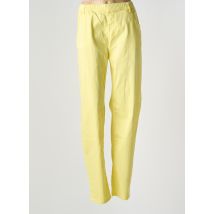 S.QUISE - Jegging jaune en coton - Femme - Taille 50 - Modz