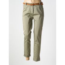 LA PETITE NÎMOISE - Pantalon chino vert en coton - Femme - Taille 42 - Modz