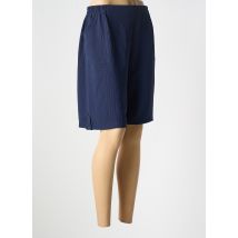 ATLANTA - Bermuda bleu en polyester - Femme - Taille 50 - Modz