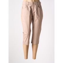 S.QUISE - Corsaire marron en coton - Femme - Taille 42 - Modz