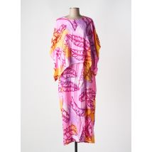 GARUDA GARUZO - Robe longue rose en viscose - Femme - Taille 48 - Modz