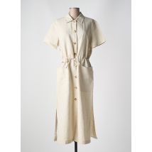 PANDOLFI - Robe longue beige en lin - Femme - Taille 40 - Modz