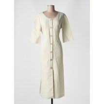 PANDOLFI - Robe longue vert en lin - Femme - Taille 40 - Modz