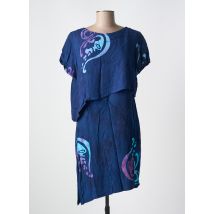 GARUDA GARUZO - Robe courte bleu en viscose - Femme - Taille 38 - Modz