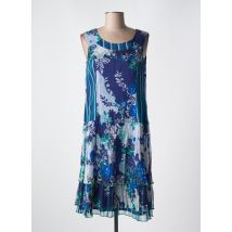 JAC JAC - Robe mi-longue bleu en viscose - Femme - Taille 40 - Modz