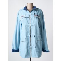 LES MARINS DE JAC JAC - Parka bleu en coton - Femme - Taille 40 - Modz