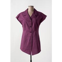 PANDOLFI - Chemisier violet en coton - Femme - Taille 40 - Modz