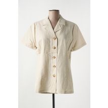 PANDOLFI - Veste casual beige en lin - Femme - Taille 40 - Modz
