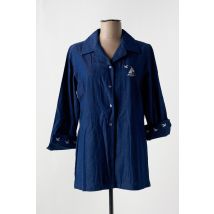 JAC JAC - Veste casual bleu en coton - Femme - Taille 40 - Modz