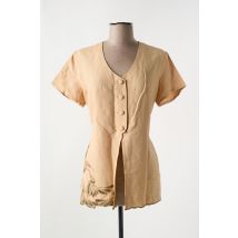 GARUDA GARUZO - Veste casual beige en viscose - Femme - Taille 44 - Modz