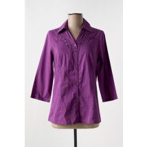 JAC JAC - Chemisier violet en coton - Femme - Taille 40 - Modz