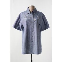 LES MARINS DE JAC JAC - Chemisier bleu en coton - Femme - Taille 40 - Modz