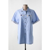 LES MARINS DE JAC JAC - Chemisier bleu en coton - Femme - Taille 40 - Modz