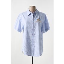 LES MARINS DE JAC JAC - Chemisier bleu en coton - Femme - Taille 40 - Modz