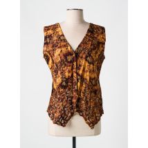 GARUDA GARUZO - Chemisier marron en viscose - Femme - Taille 38 - Modz