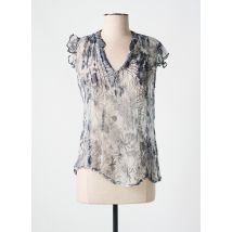 AGATHE & LOUISE - Blouse bleu en viscose - Femme - Taille 40 - Modz