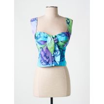 GARUDA GARUZO - Top bleu en viscose - Femme - Taille 36 - Modz