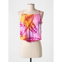 GARUDA GARUZO - Top rose en viscose - Femme - Taille 36 - Modz