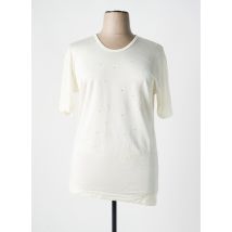 ALOHA - T-shirt blanc en viscose - Femme - Taille 48 - Modz
