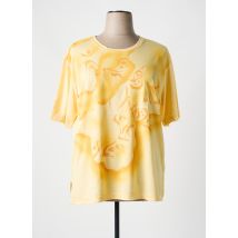 L'AUTRE MAILLE - T-shirt jaune en viscose - Femme - Taille 48 - Modz