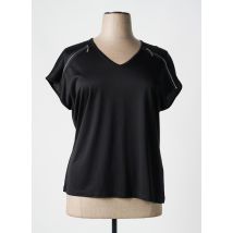 MARBLE - T-shirt noir en viscose - Femme - Taille 44 - Modz