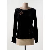 JAC JAC - T-shirt noir en polyester - Femme - Taille 40 - Modz