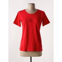 ALOHA - T-shirt rouge en coton - Femme - Taille 38 - Modz