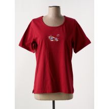 LES MARINS DE JAC JAC - T-shirt rouge en coton - Femme - Taille 40 - Modz