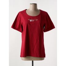 LES MARINS DE JAC JAC - T-shirt rouge en coton - Femme - Taille 40 - Modz