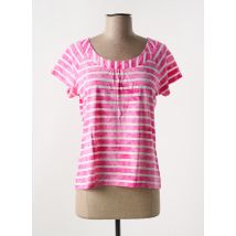 LES MARINS DE JAC JAC - T-shirt rose en viscose - Femme - Taille 40 - Modz