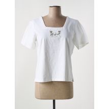 JAC JAC - T-shirt beige en coton - Femme - Taille 40 - Modz
