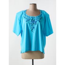 ALOHA - T-shirt bleu en polyester - Femme - Taille 38 - Modz