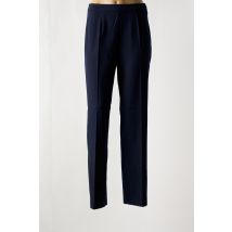 PANDOLFI - Pantalon droit bleu en polyester - Femme - Taille 40 - Modz