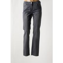STEILMANN - Pantalon slim gris en coton - Femme - Taille 40 - Modz