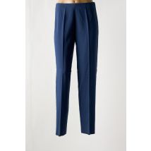 PANDOLFI - Pantalon droit bleu en viscose - Femme - Taille 40 - Modz