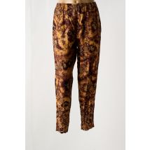 GARUDA GARUZO - Pantalon droit marron en viscose - Femme - Taille 38 - Modz